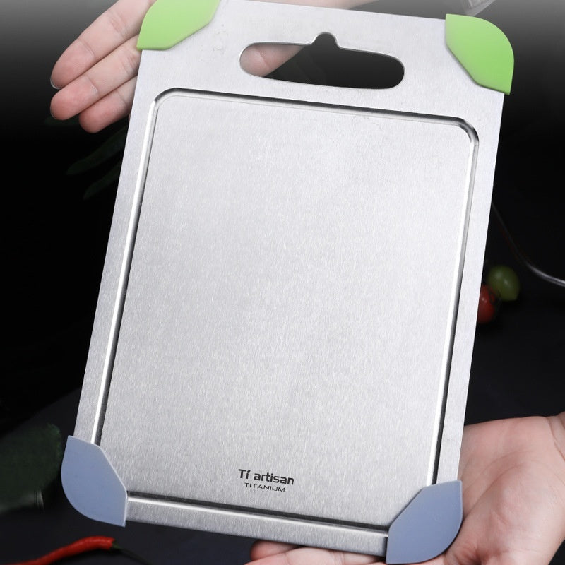 Pure Titanium Grooved Cutting Board