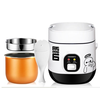 Compact Automatic Mini Rice Cooker For One Person Steaming Use