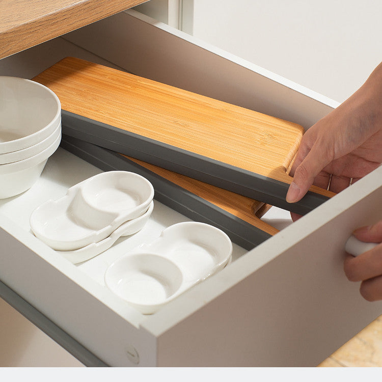 Foldable Creative Bamboo Kitchen Cutting Board Portable Design