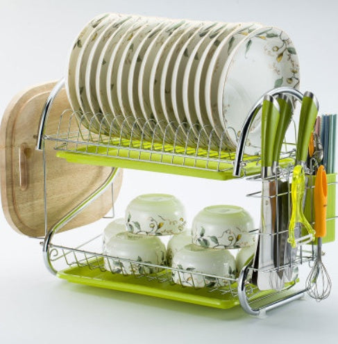 Kitchen Dish Drying Rack Storage Shelf