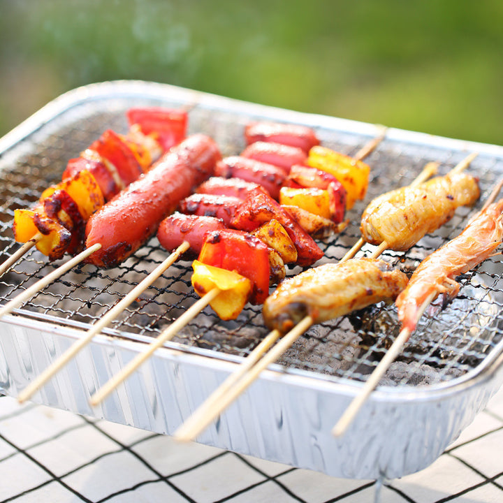 Portable Small Charcoal BBQ Grill For Household Outdoor Cooking