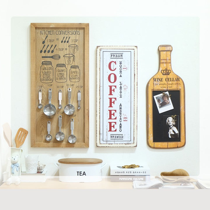 Creative Home Coffee Shop Kitchen Wall Hanging Decoration