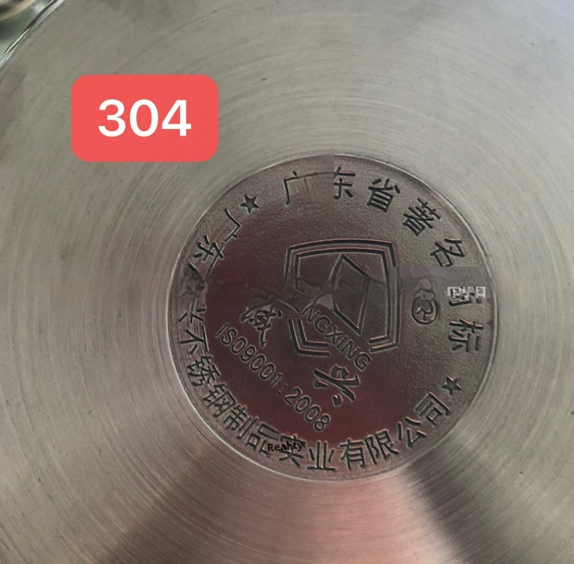 304 Stainless Steel Thickened Pressure Cooker For Induction And Gas Stove
