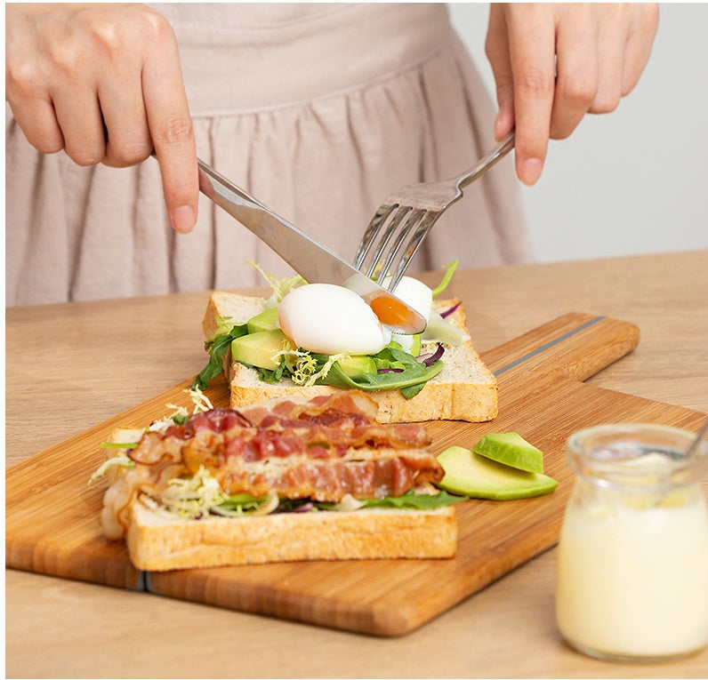 Foldable Creative Bamboo Kitchen Cutting Board Portable Design