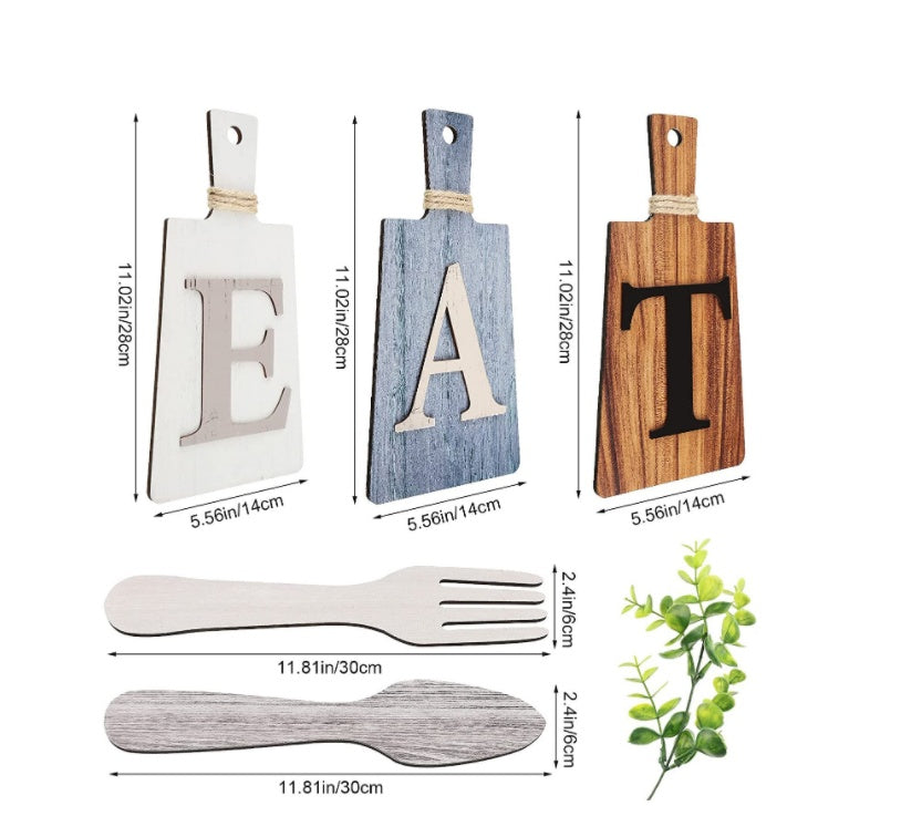 Wooden Farmhouse Kitchen Pendant Decoration For Rustic Home Decor