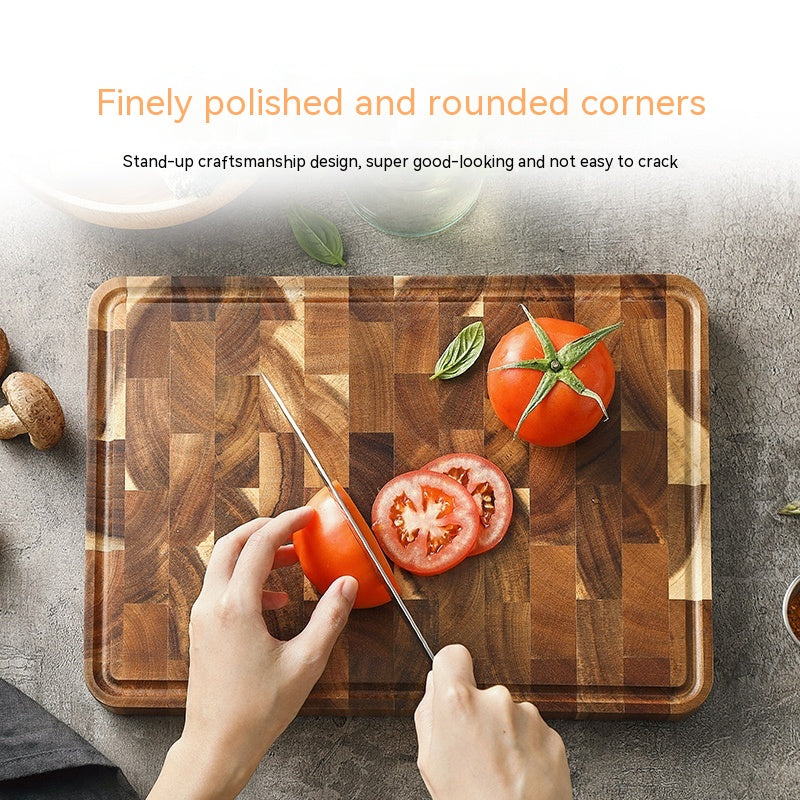 Thick Acacia Mangium Wooden Household Chopping Board