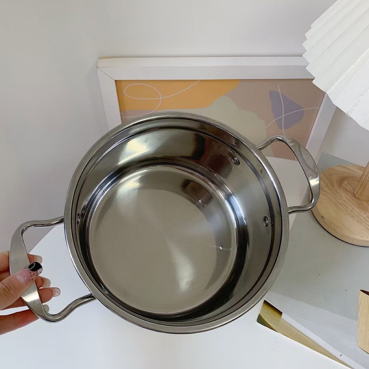 Double Layer Stainless Steel Stock Pot With Steamer For Cooking