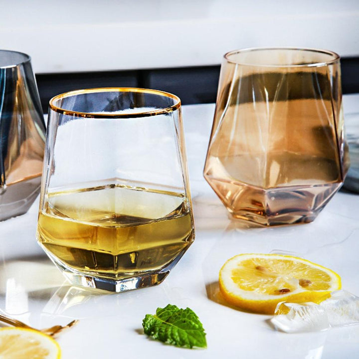 Luxury Crystal Glass Party Goblet Set For Elegant Dining Use