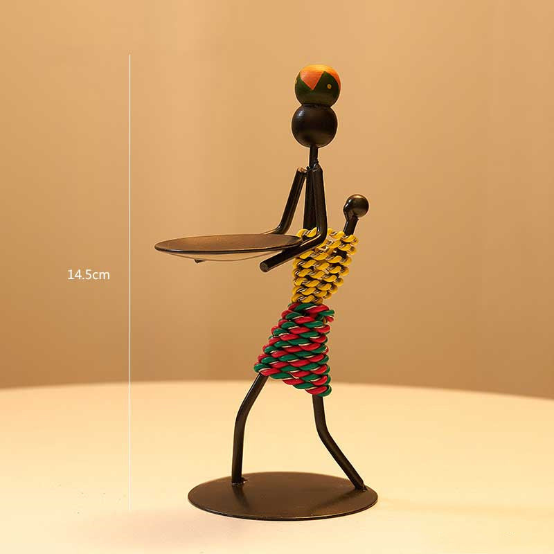Creative Iron Candle Holder For Home Kitchen And Restaurant Decoration