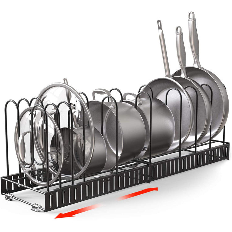 8-Tier Kitchen Dish Drying Rack Organizer Shelf