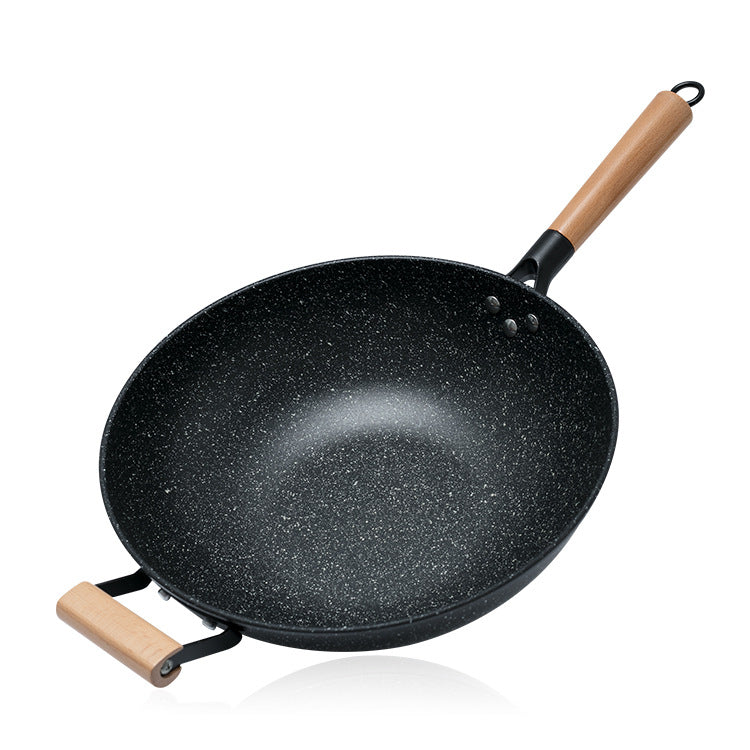 Non Stick Frying Pan With Lid In Color Box Packagin