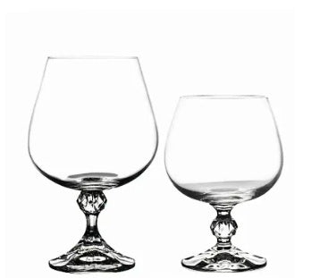 Elegant Crystal Glass Goblet For Home Dining Use