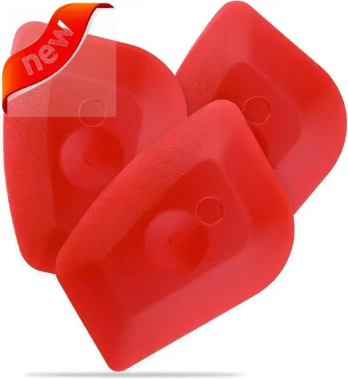 3 Pack Pan Scraper Plastic Kitchen Pot Scrubber Cast Iron Skillet Non