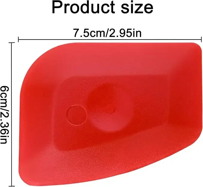 3 Pack Pan Scraper Plastic Kitchen Pot Scrubber Cast Iron Skillet Non