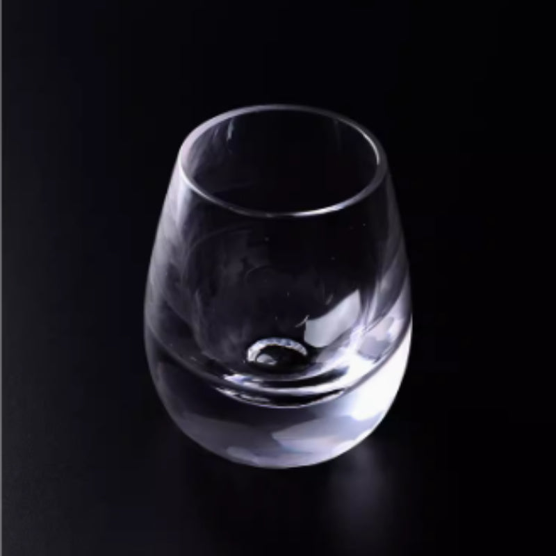 Hand Carved Crystal Glass Goblet For Elegant Home Dining Use