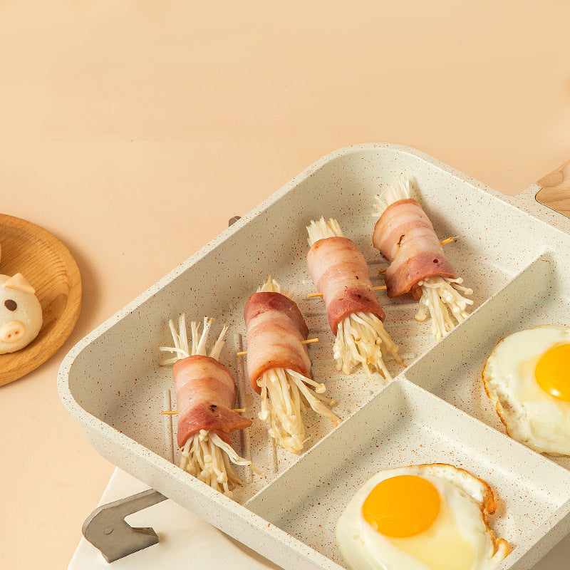 Medical Stone Non Stick Egg Frying Pan For Breakfast And Steak Cooking