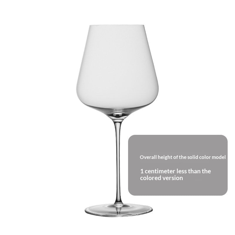 Large Bellied Crystal Glass Goblet For Elegant Home Use