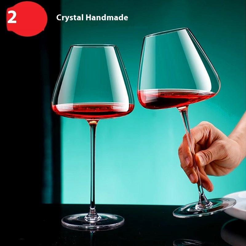 Elegant Crystal Glass Goblet For Home And Dining Use