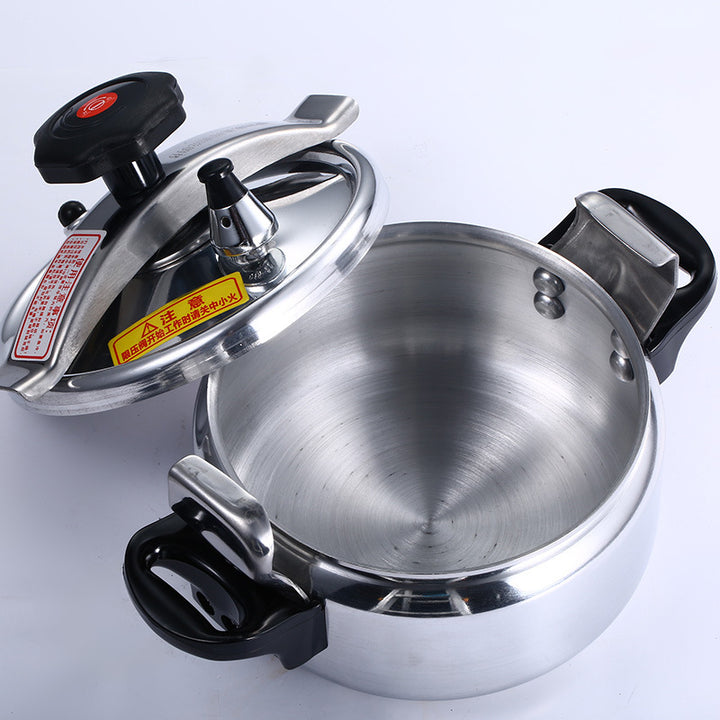 Compact Pressure Cooker For Induction And Gas Stove Cooking
