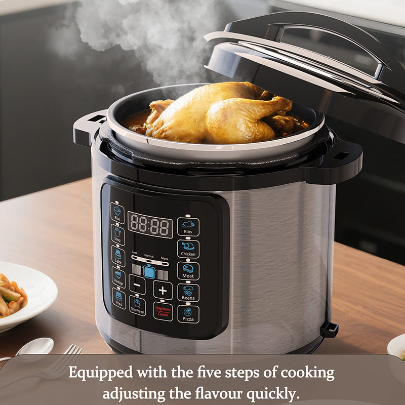 Large Capacity Smart Electric Pressure Cooker Non Stick Inner Pot 8L