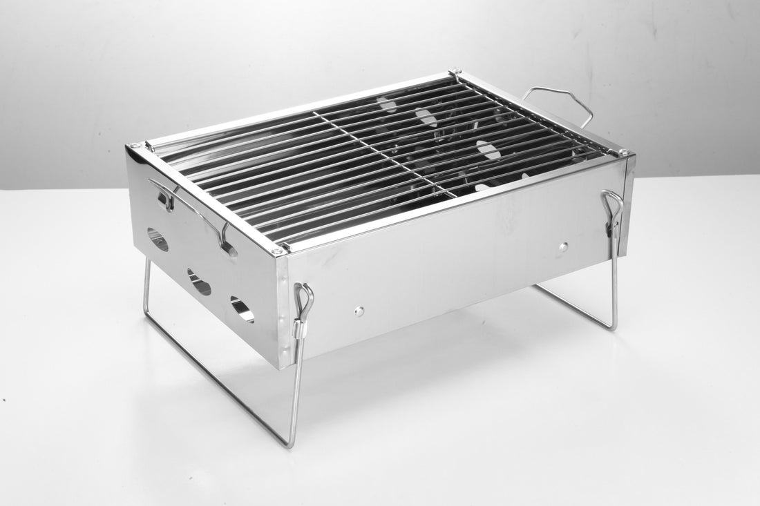 Portable Stainless Steel Charcoal Barbecue Grill Household Cooking Unit