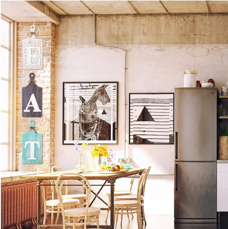 Wooden Farmhouse Kitchen Pendant Decoration For Rustic Home Decor
