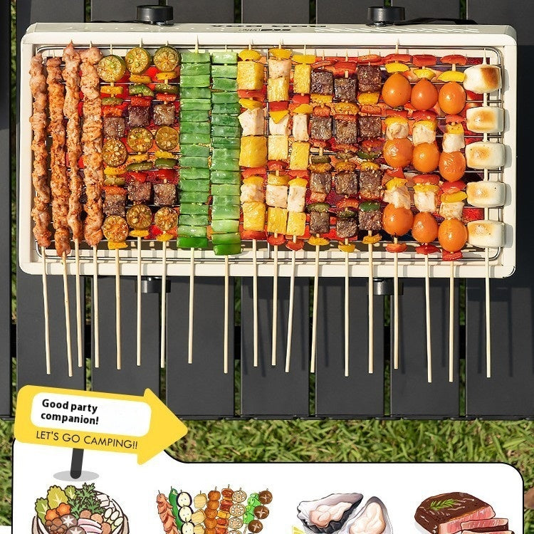 Stainless Steel Outdoor BBQ Grill For Household Barbecue Cooking