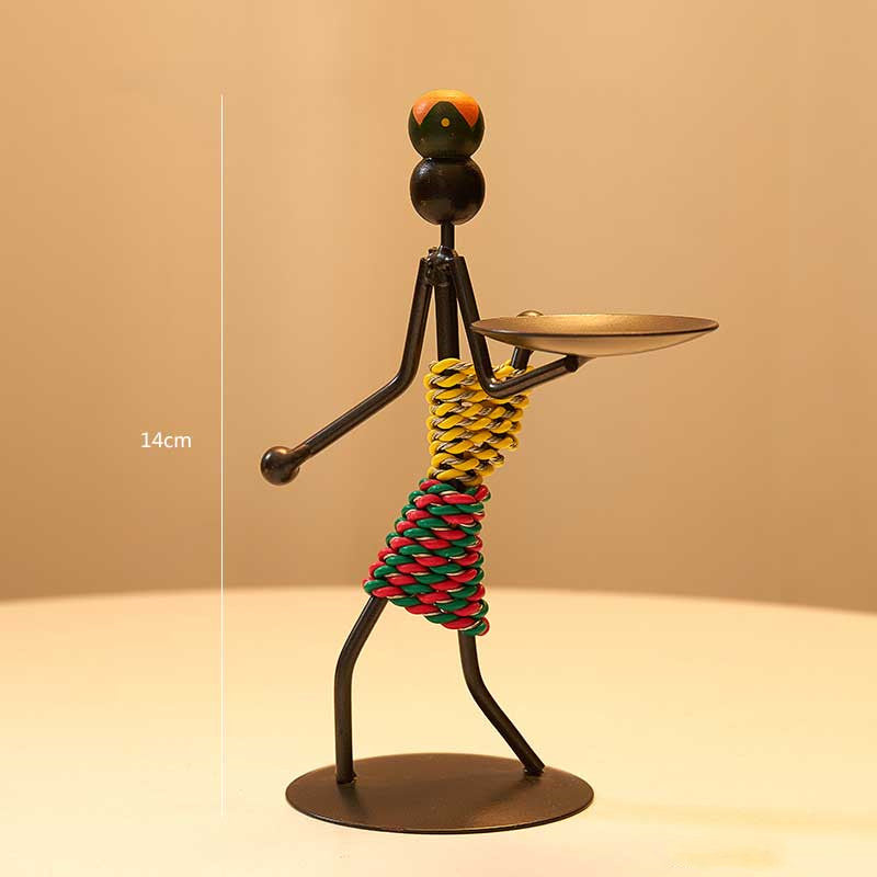 Creative Iron Candle Holder For Home Kitchen And Restaurant Decoration