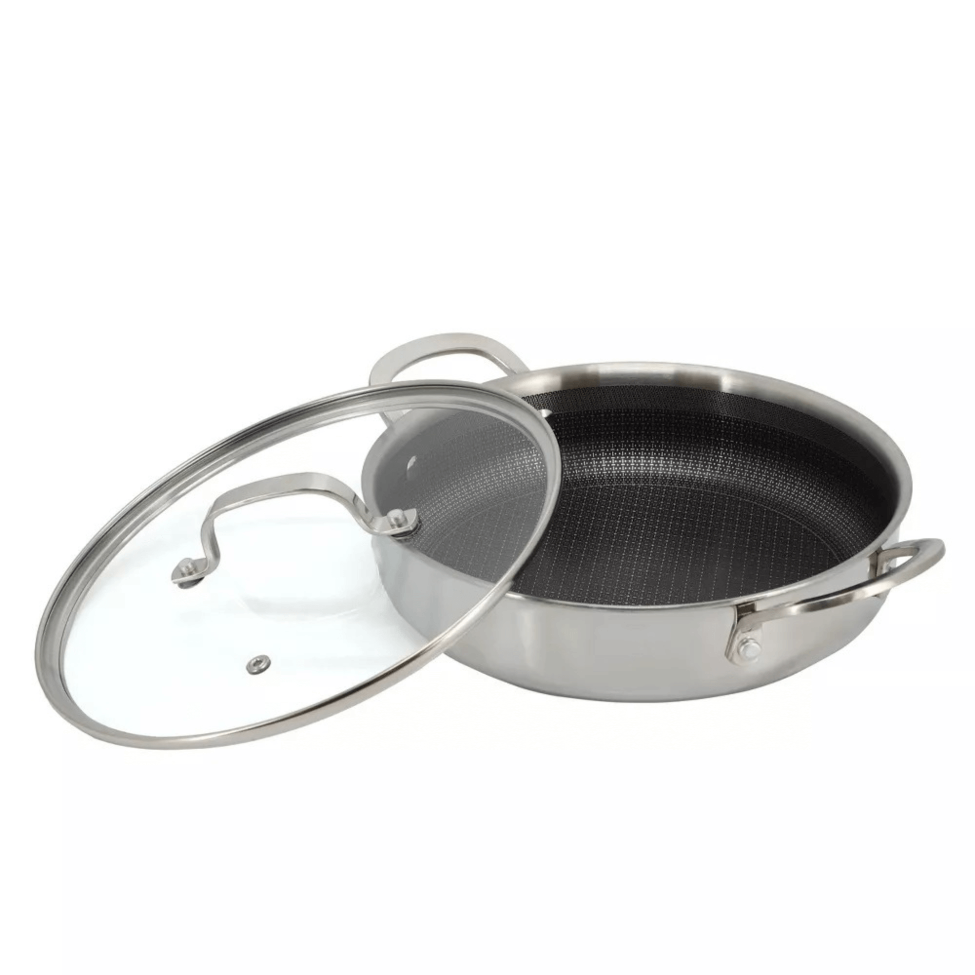 Better Chef 9-Inch 3-Ply Stainless Steel Nonstick Deep Fry Pan with