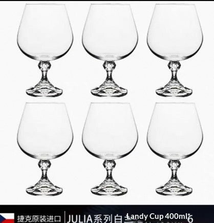 Elegant Crystal Glass Goblet For Home Dining Use