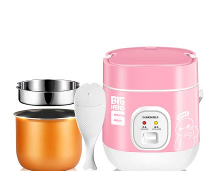 Compact Automatic Mini Rice Cooker For One Person Steaming Use