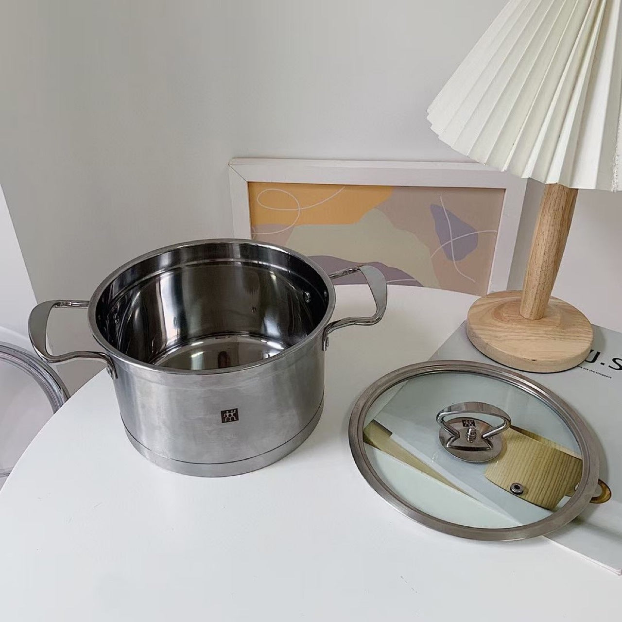 Double Layer Stainless Steel Stock Pot With Steamer For Cooking