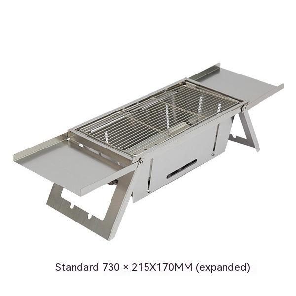 Heavy Duty Foldable Stainless Steel Outdoor Barbecue Grill