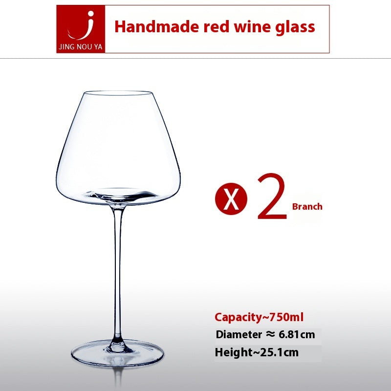 Elegant Crystal Glass Goblet For Home And Dining Use