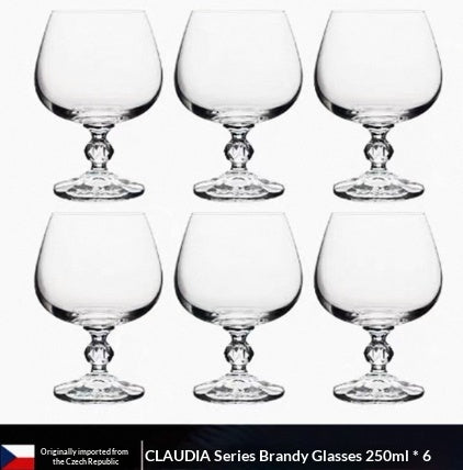 Elegant Crystal Glass Goblet For Home Dining Use