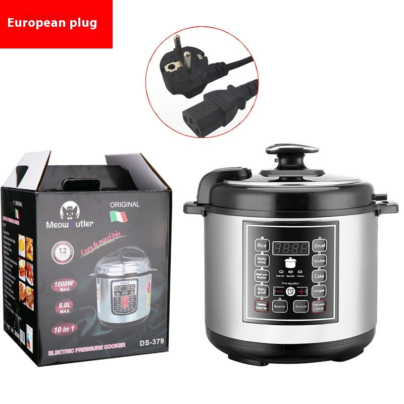 5L Multi Function Intelligent Pressure Rice Cooker With Timer Household