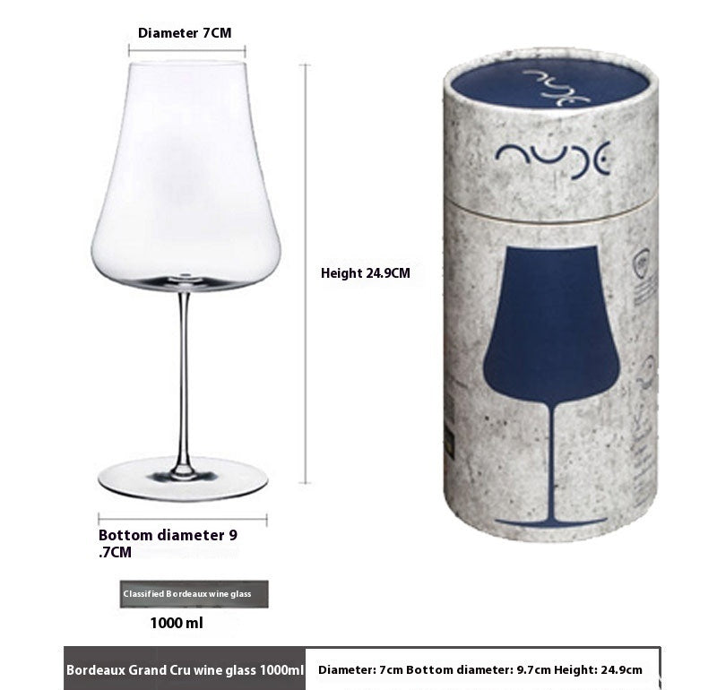 Ultra Thin Crystal Glass Large European Style Goblet