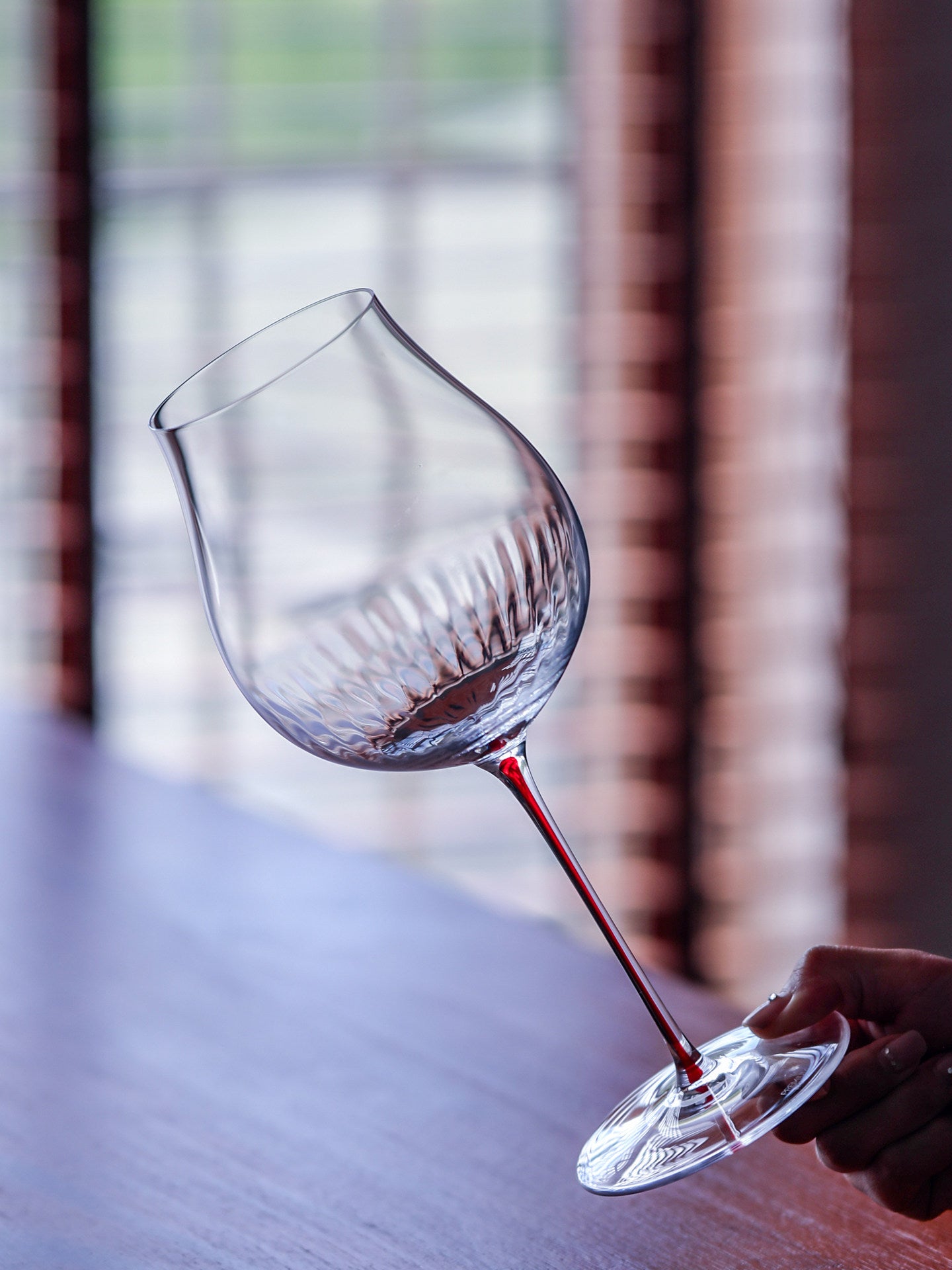 Elegant Premium Crystal Glass Goblet Clear Stemmed Drinkware Set
