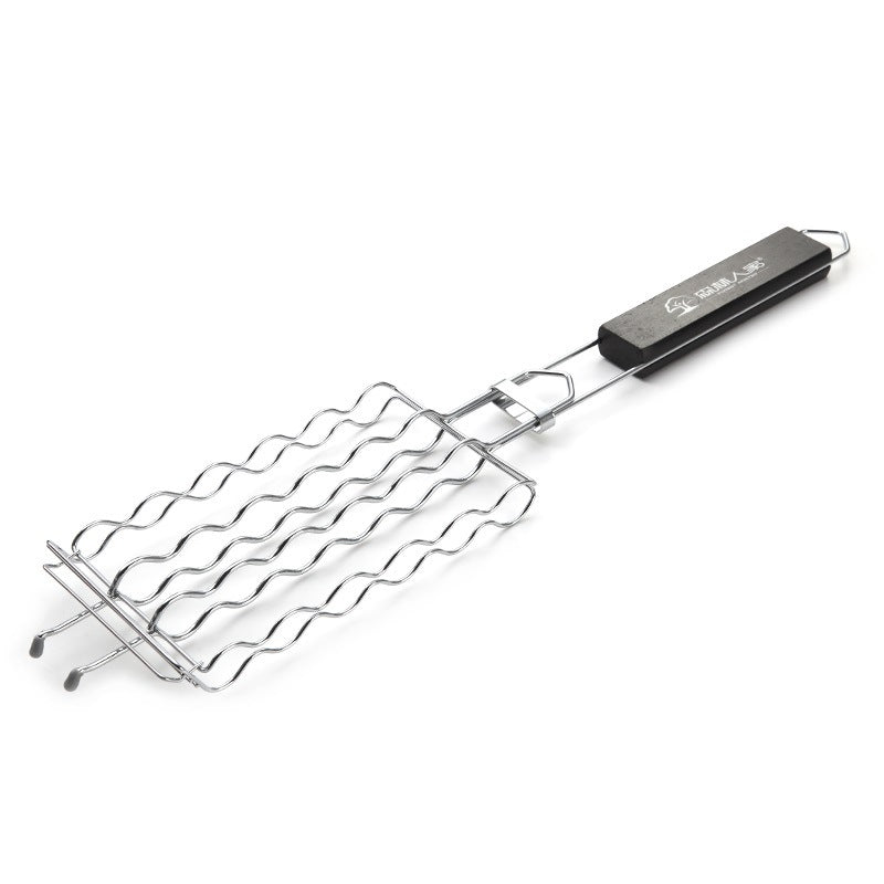 Outdoor BBQ Grill Basket Clip Portable Barbecue Tool