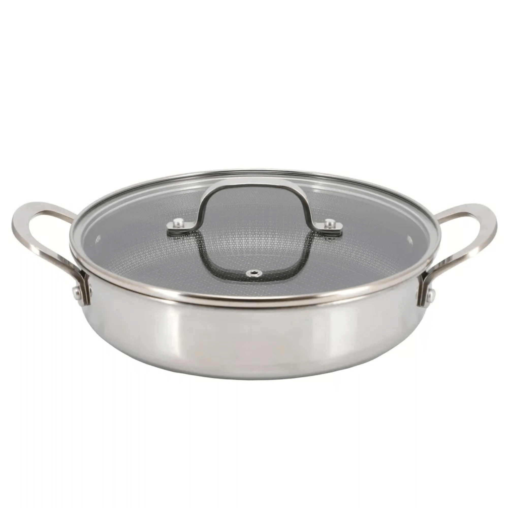 Better Chef 9-Inch 3-Ply Stainless Steel Nonstick Deep Fry Pan with