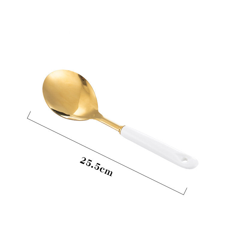 Nordic Stainless Steel Spatula With Ceramic Handle