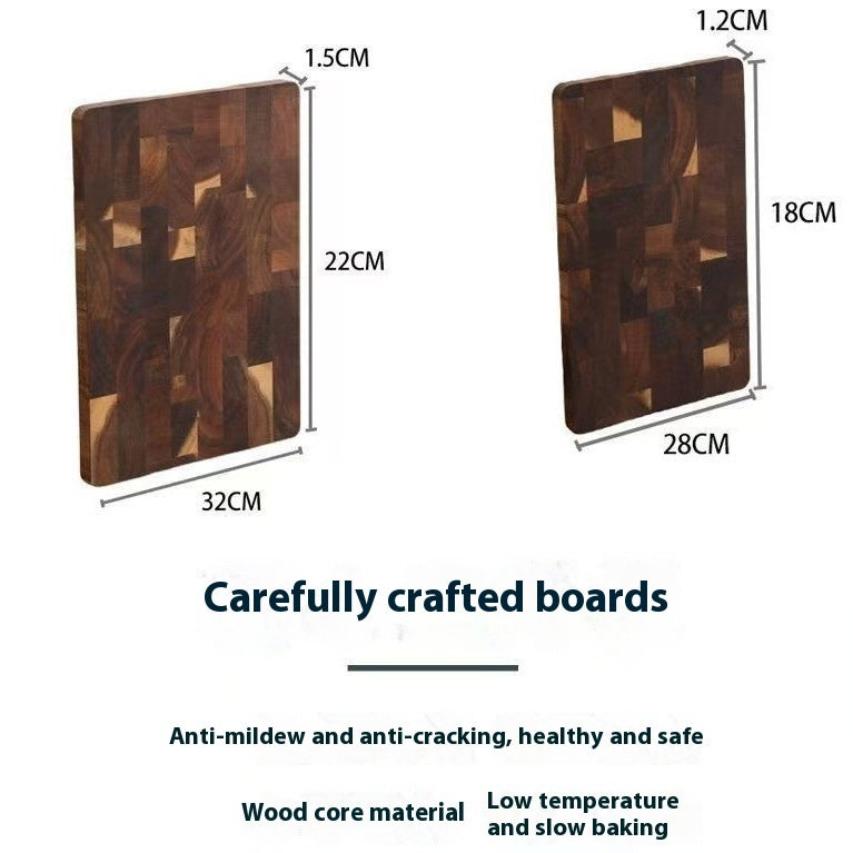 Acacia Wood Chessboard Cutting Board