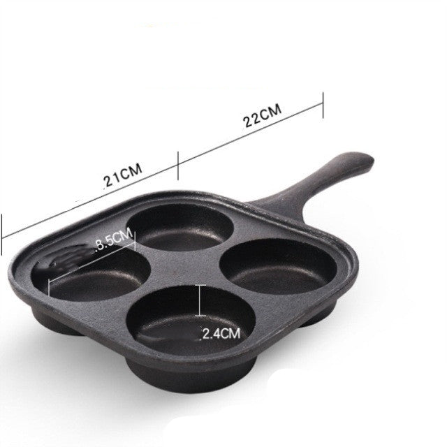 Electric Breakfast Frying Pan With Separate Cooking Compartments Stove