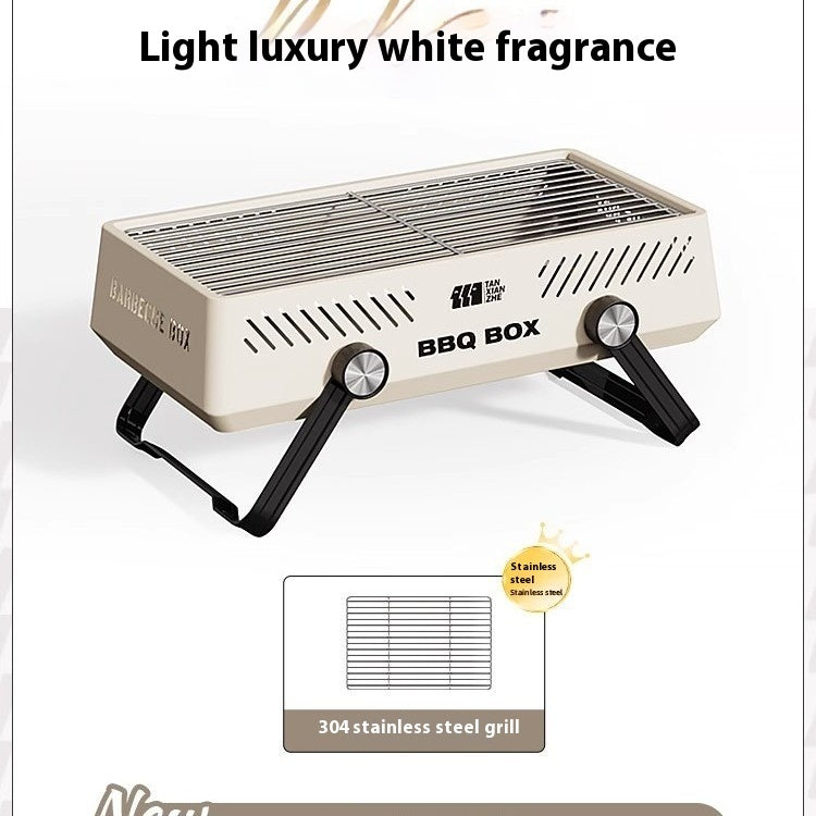 Stainless Steel Outdoor BBQ Grill For Household Barbecue Cooking