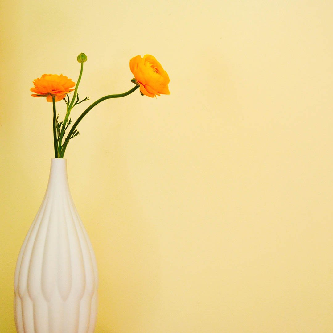 Collection of 3 Textured Porcelain Vases